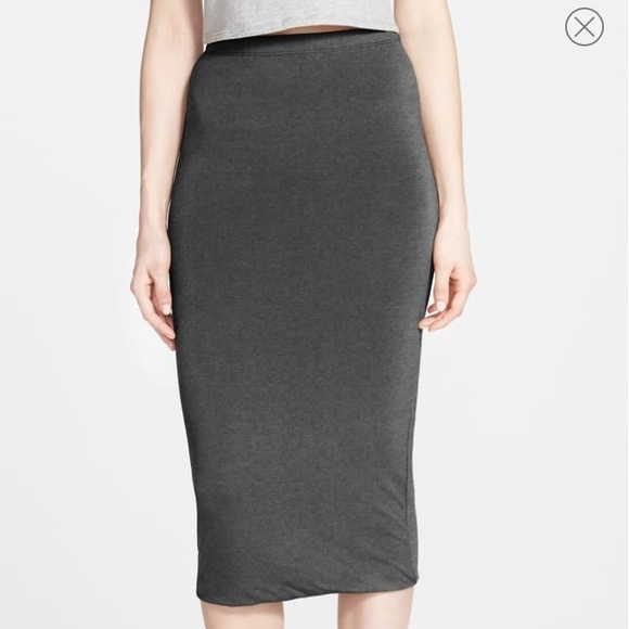 Nordstrom LEITH Midi Tube Jersey Skirt - Picture 1 of 2